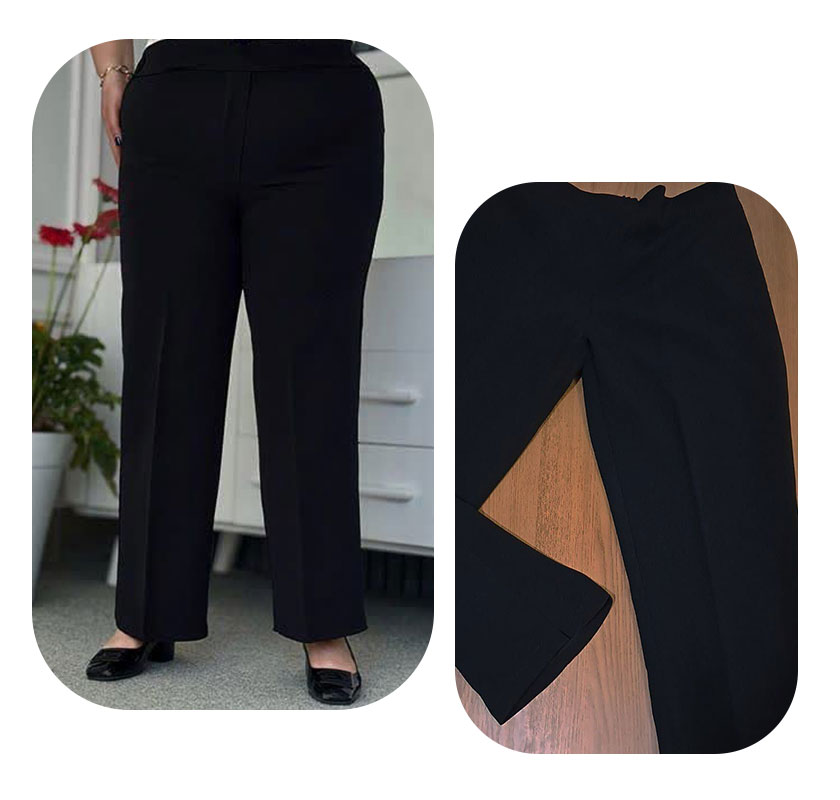 شلوار مازاراتی دبل دم پا چاک